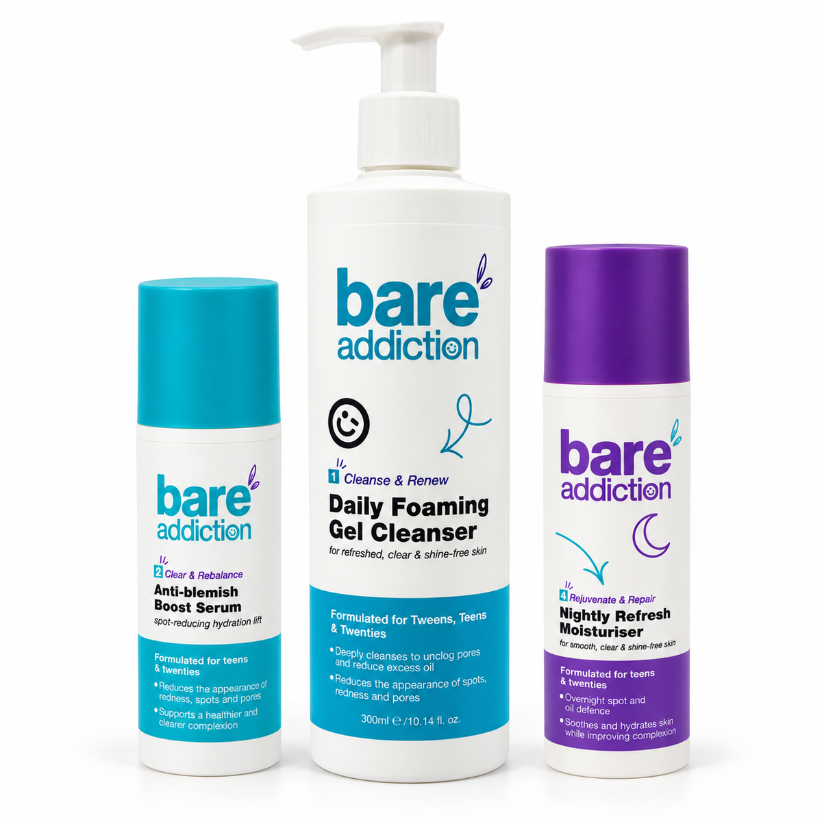 Clear & Balanced Body Kit – 3-Step Routine for Acne-Prone Skin