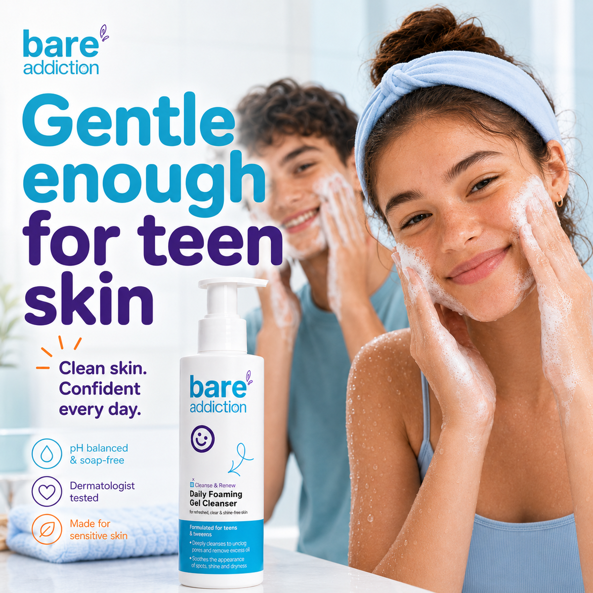When their skin affects their confidence, you just want something that helps