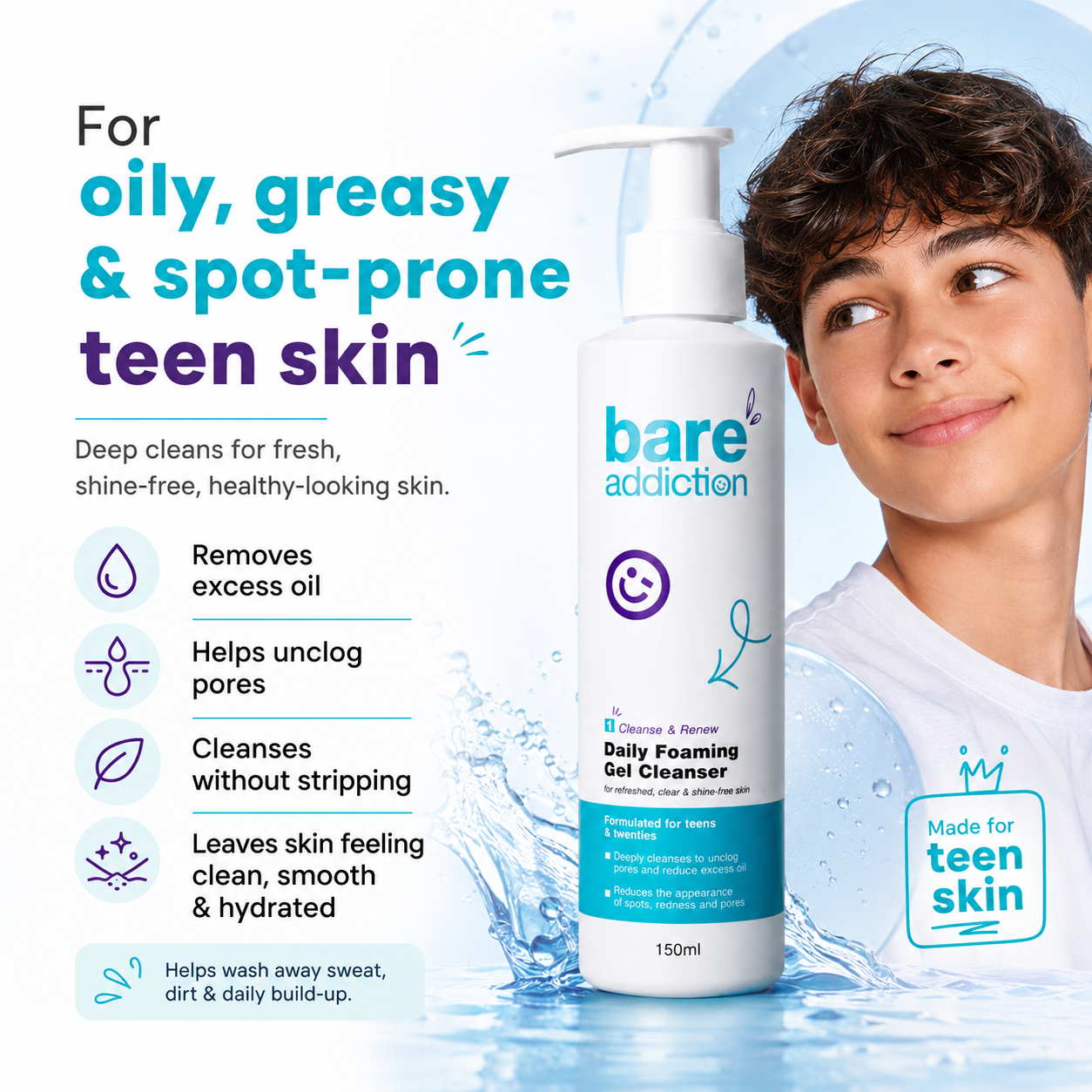 Teen Boy Face Wash