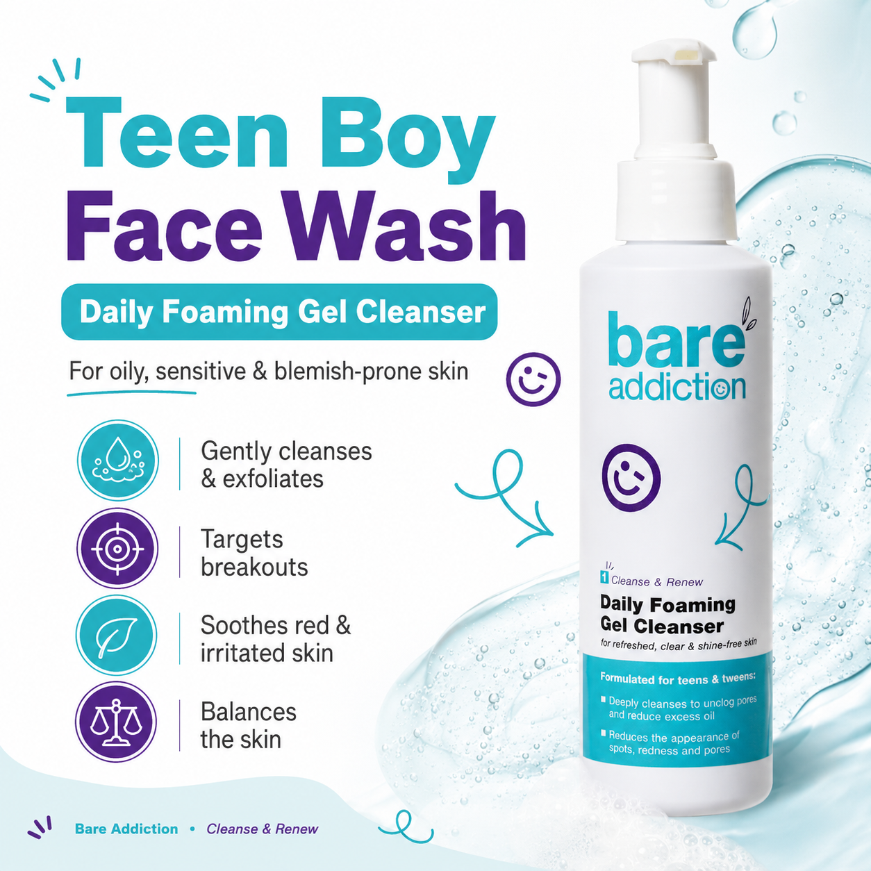 Teen Boy Face Wash