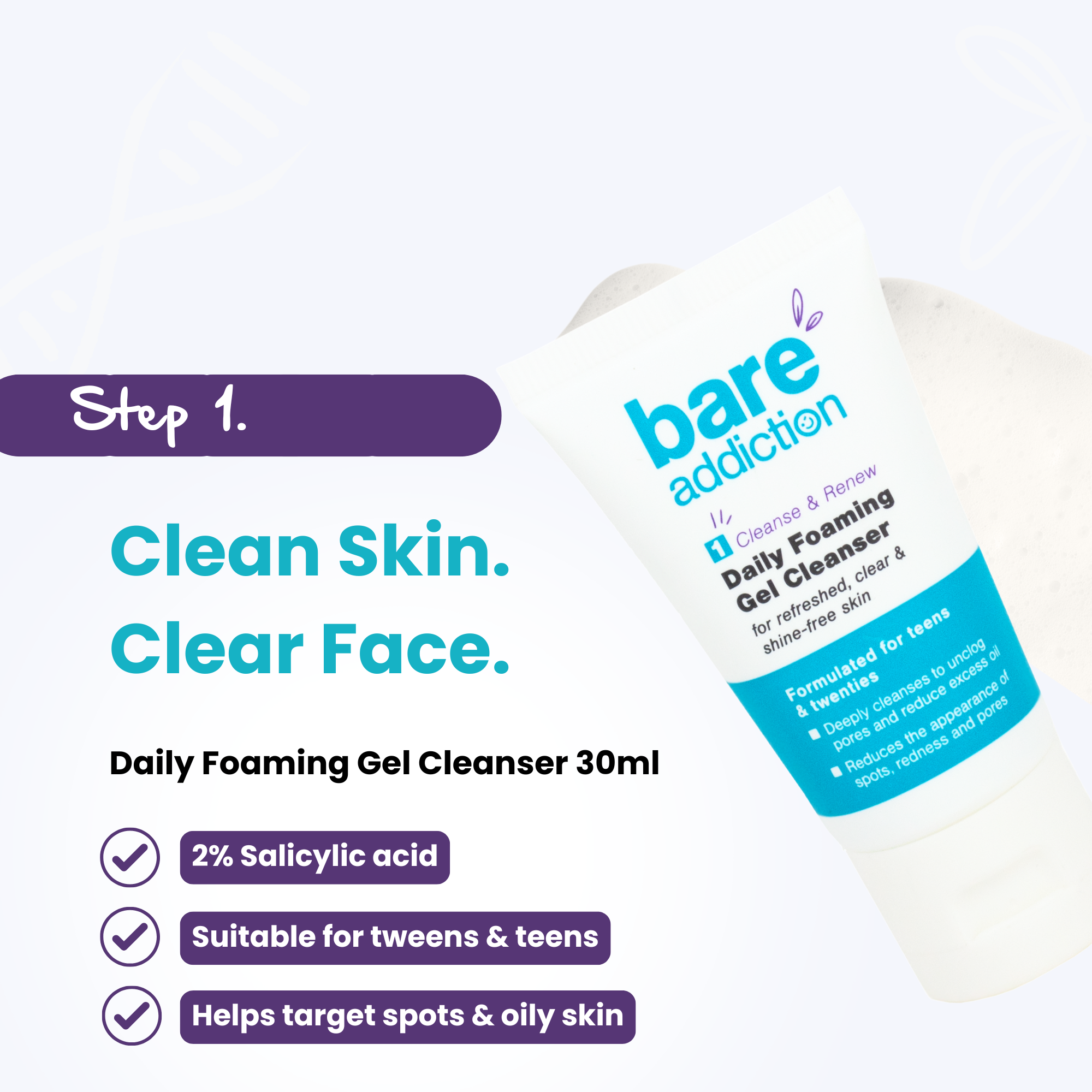 NEW! Bare Necessity Mini Kit - 3 step Trial routine 30ml, 15ml, 8ml