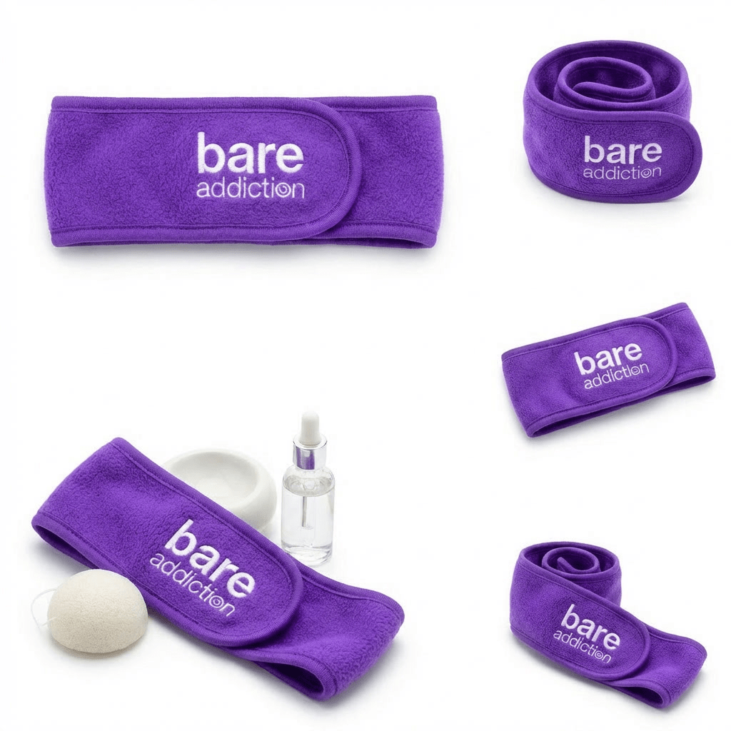 Bare Addiction Purple Cotton Headband
