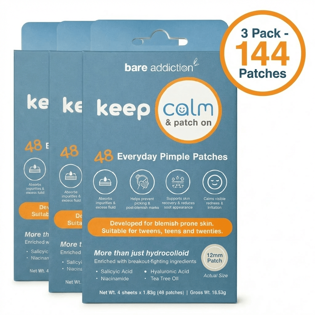 Keep Calm & Patch On - Everyday Pimple Patches (48 Clear 12mm Patches)