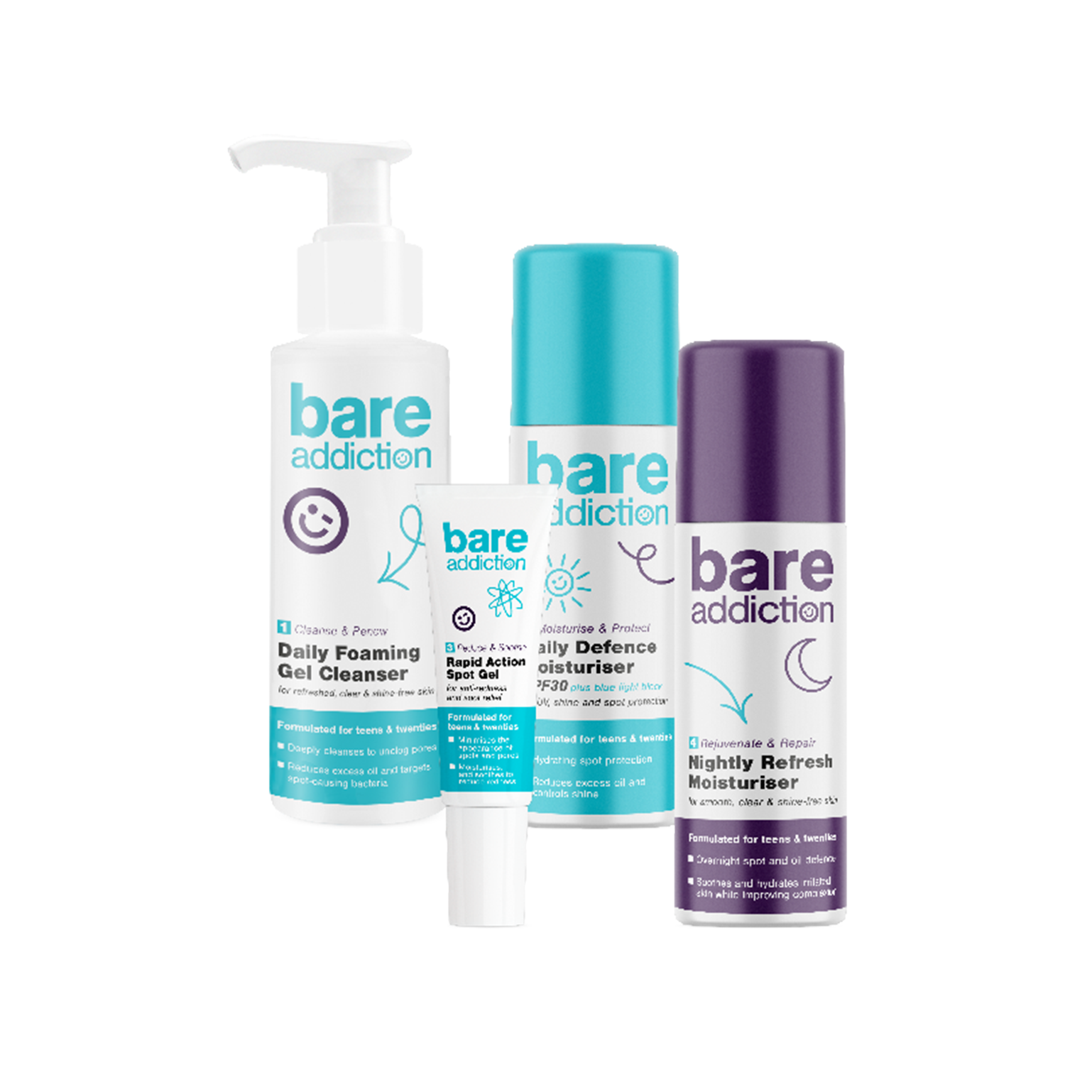 Clear by day & night kit - Bare Addiction